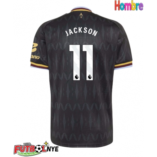 Camiseta Aston Villa Nicolas Jackson #11 Visitante Equipación 2026-27 manga corta